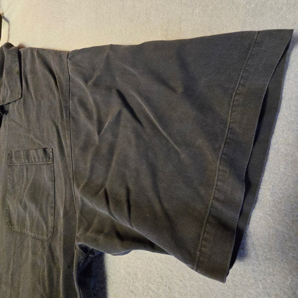 Tommy Bahama Mens XL Black Silk Bikinitini Martini Embroidered Camp Shirt XL - Picture 15 of 16